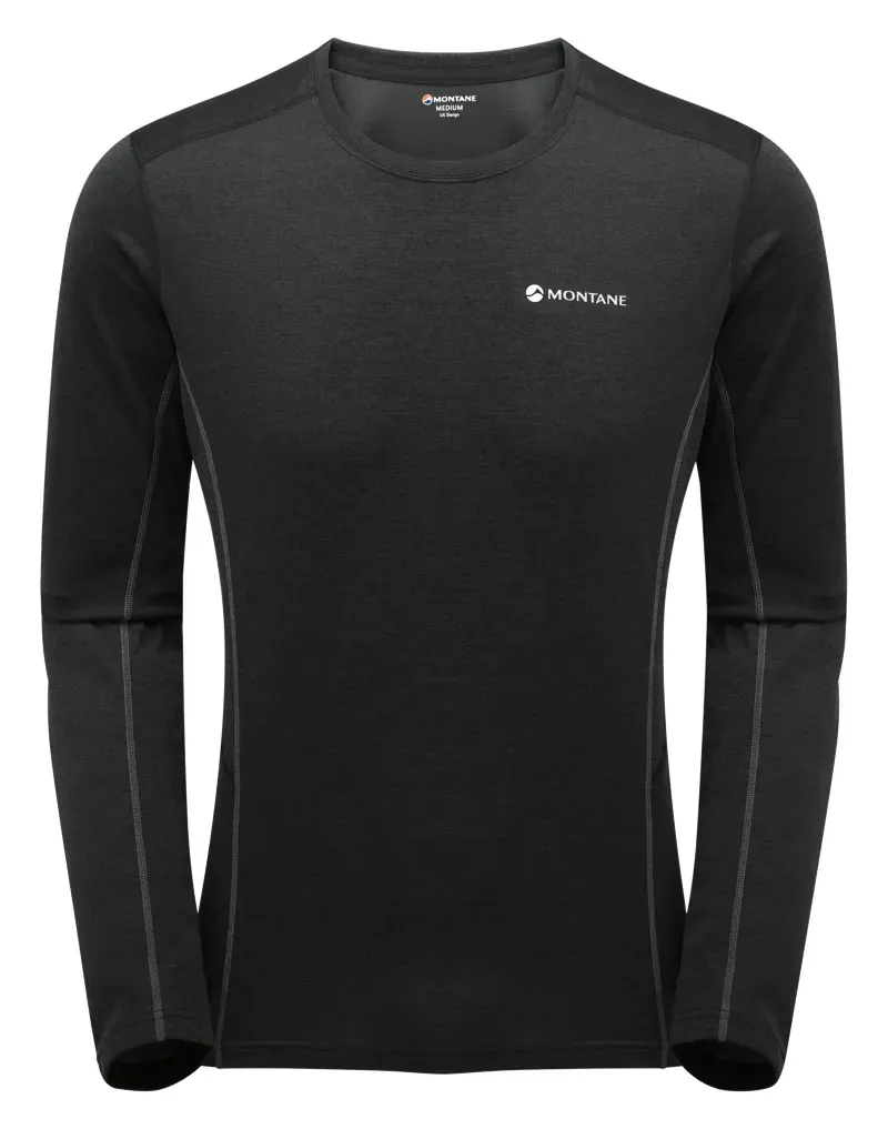 Dart Long Sleeve Mens T-Shirt Black