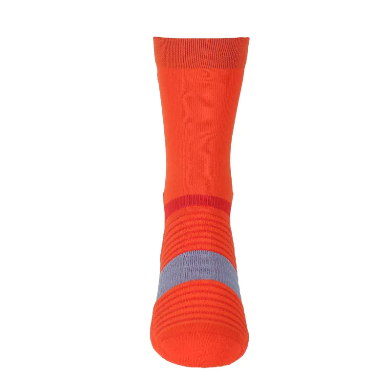 Active High Sock Fiery Red Blue Grey-5