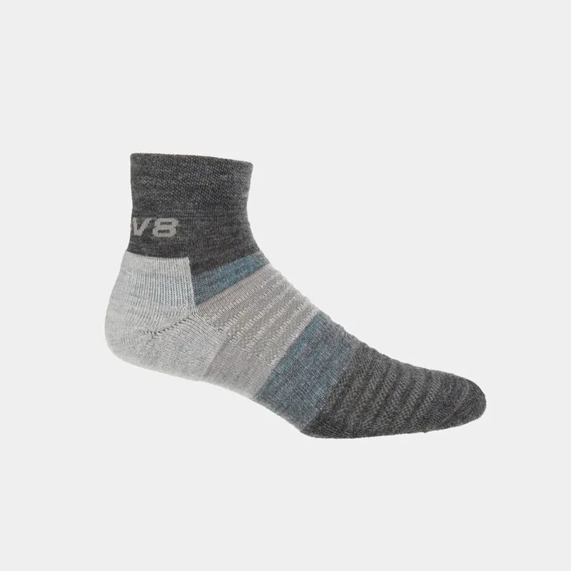 Merino Mid Sock Grey Melange