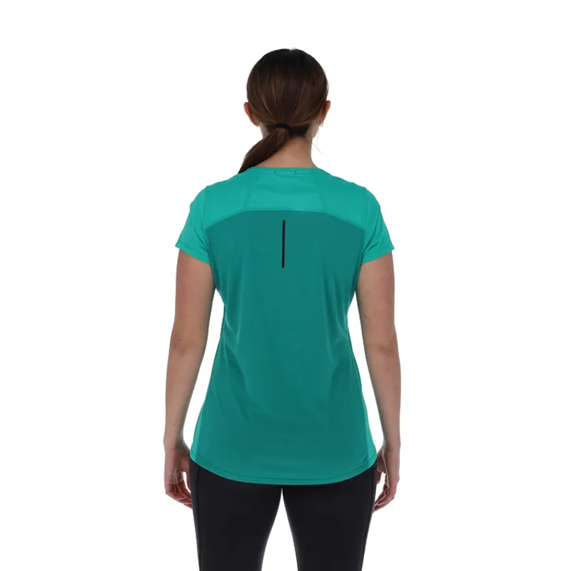 Performance Short Sleeve T-Shirt Aqua Dark Aqua Women's-1