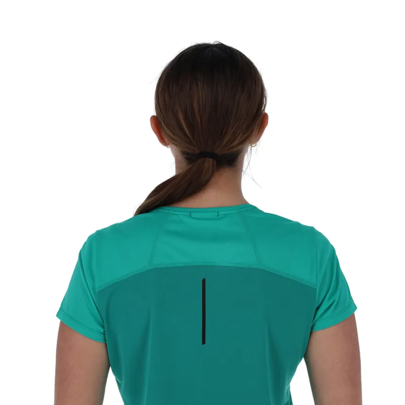 Performance Short Sleeve T-Shirt Aqua Dark Aqua Women's-3