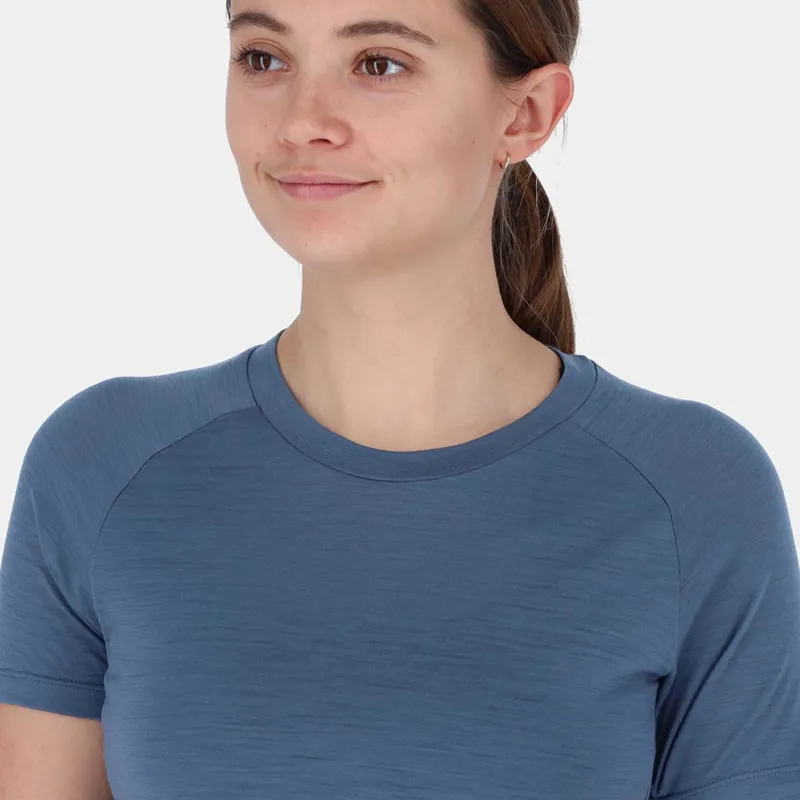 Merino Short Sleeve T-Shirt Slate Women's-2