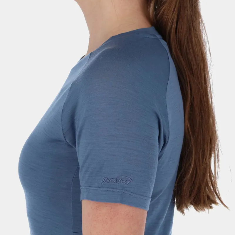 Merino Short Sleeve T-Shirt Slate Women's-3