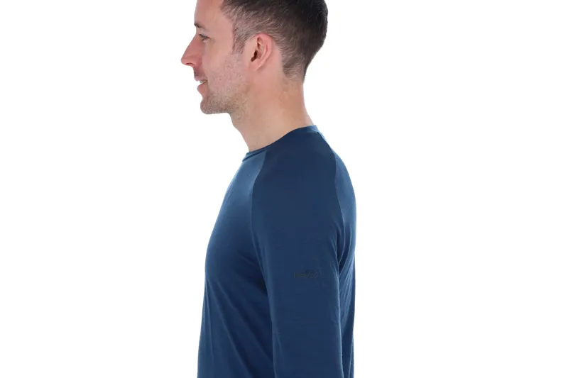 Merino Long Sleeve T-Shirt M Navy-3