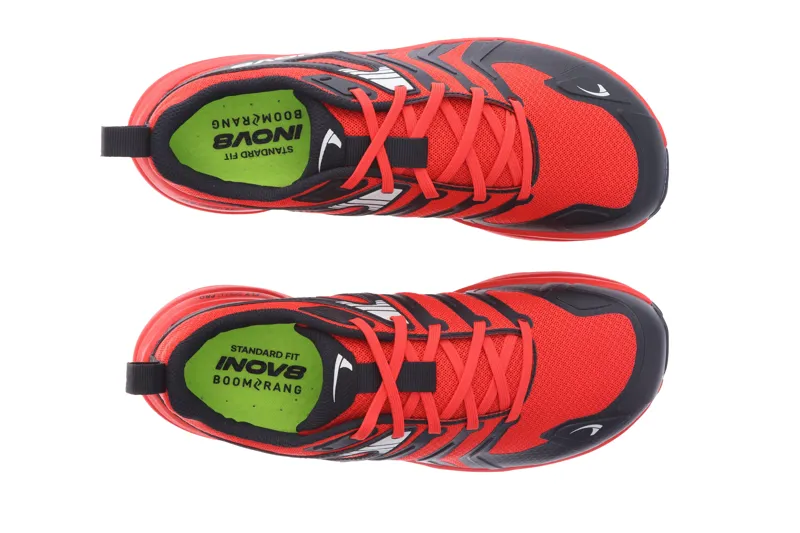 Inov8 TrailTalon Max Men's Trail Running Shoes - Red Black-4