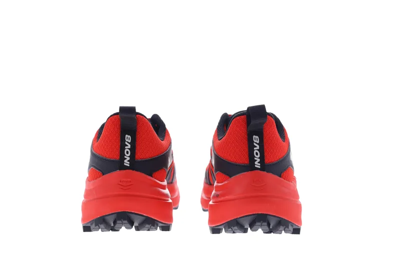 Inov8 TrailTalon Max Men's Trail Running Shoes - Red Black-3