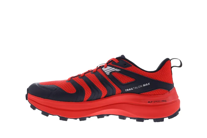 Inov8 TrailTalon Max Men's Trail Running Shoes - WIDE - Red Black-2