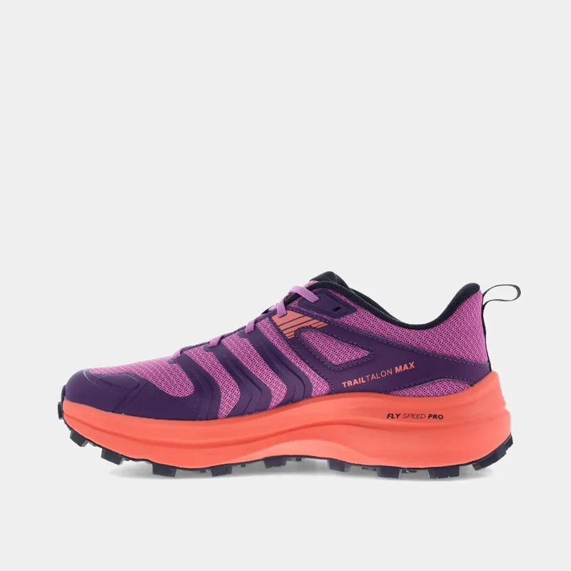 Inov8 TrailTalon Max WIDE Women's Trail Running Shoes - Purple Coral-2