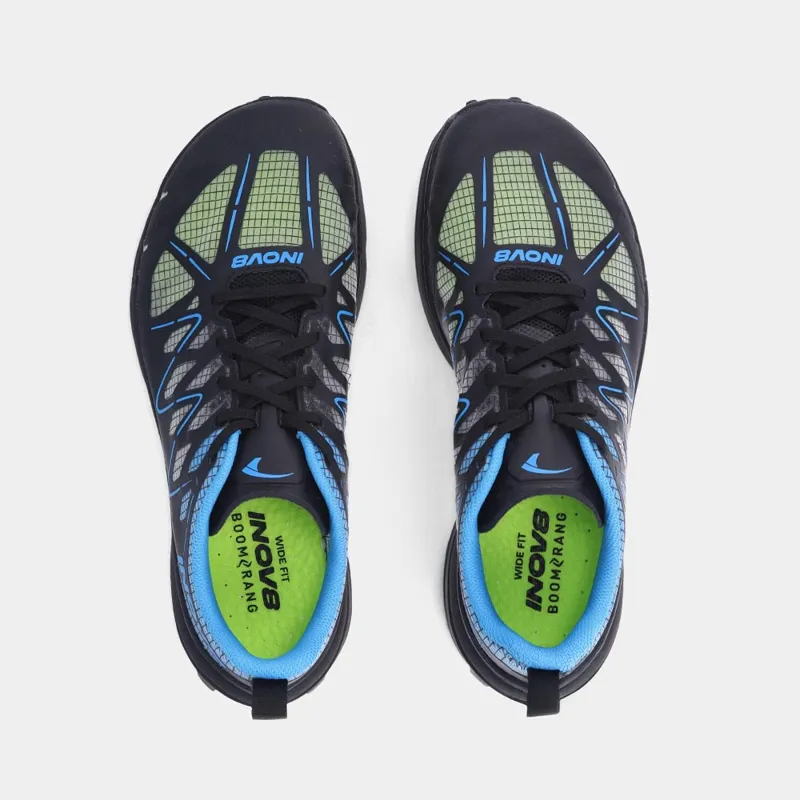 Mudtalon Zero V2 WIDE Men's Trail Running Shoes Black Blue-3