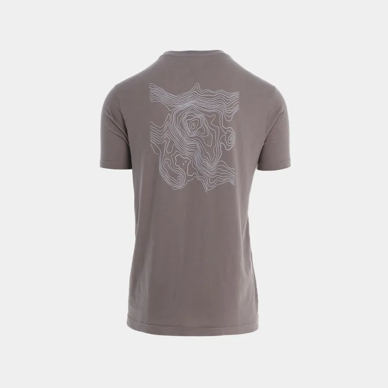 Inov8 Men's Graphic T-Shirt Contours - Brown-1