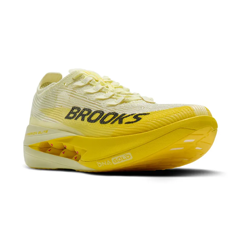 Brooks Hyperion Elite 5 Unisex Race Day Shoes - Luminary Yellow Gray-1
