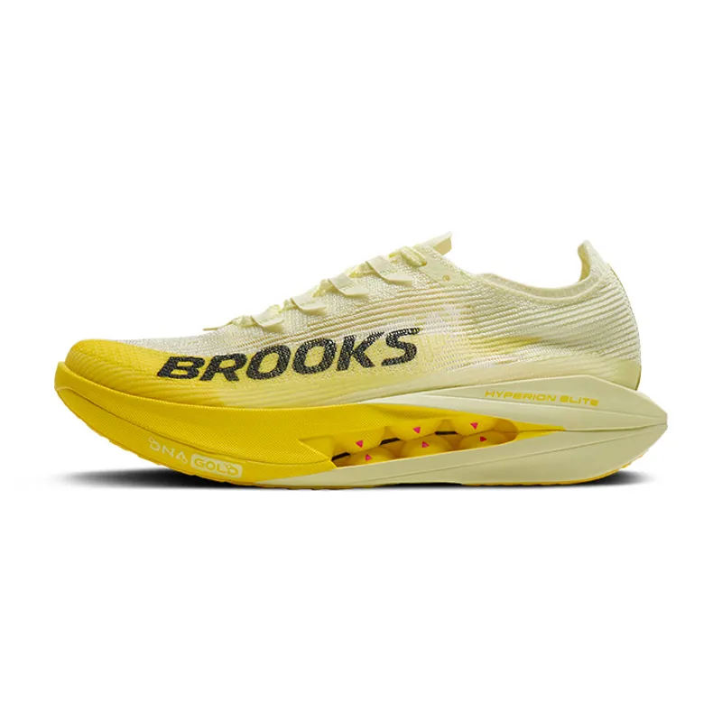 Brooks Hyperion Elite 5 Unisex Race Day Shoes - Luminary Yellow Gray-3
