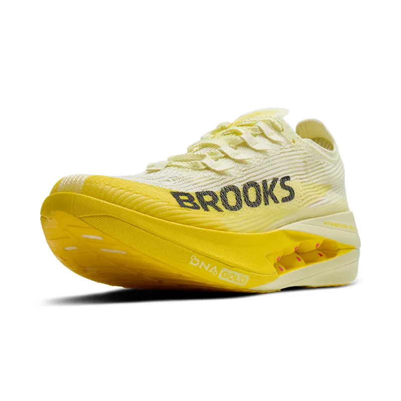Brooks Hyperion Elite 5 Unisex Race Day Shoes - Luminary Yellow Gray-4