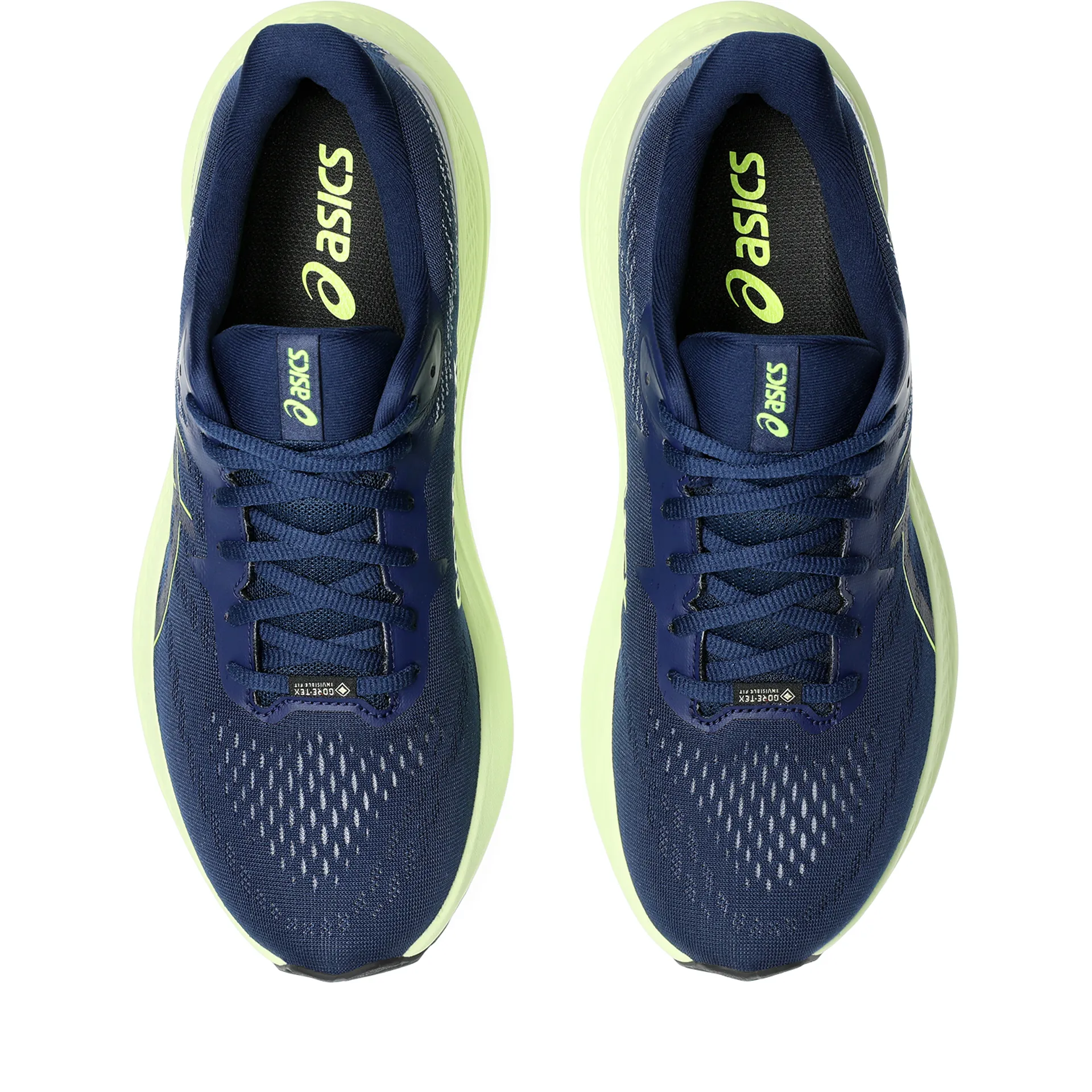 Asics Gt-2000 12 GTX Blue Expanse Safety Yellow