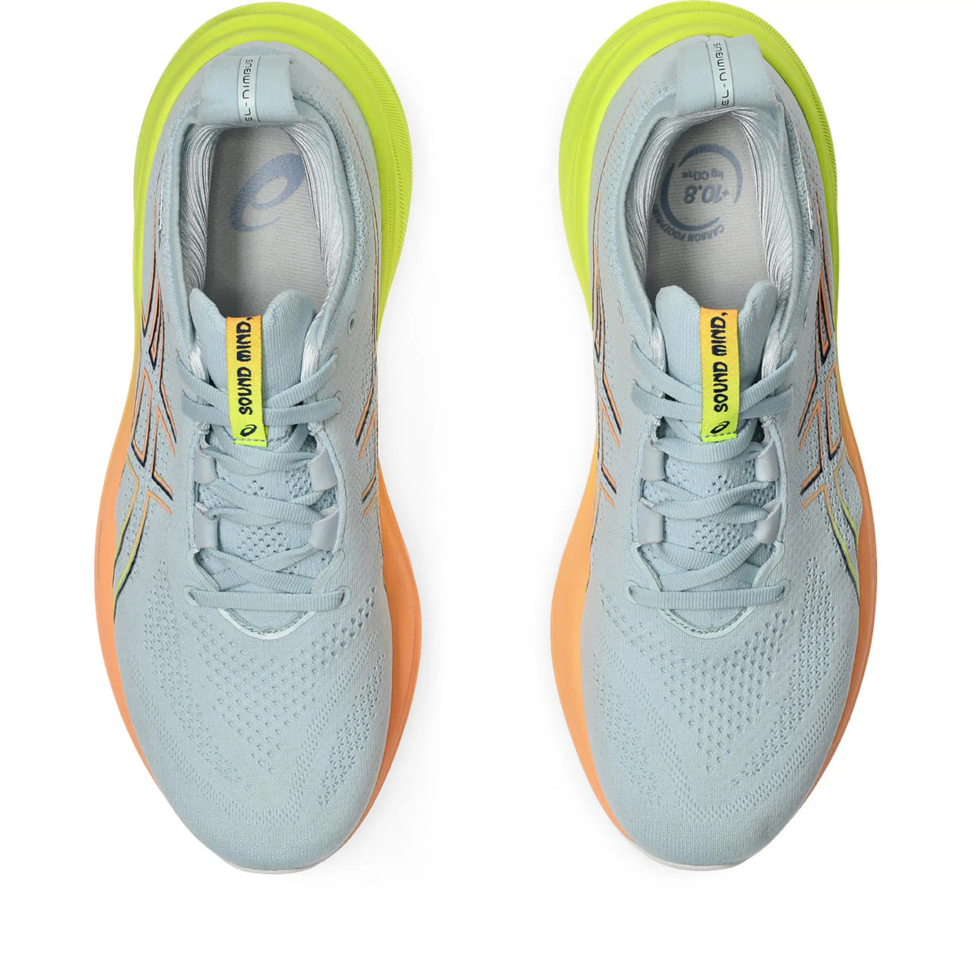Asics Gel-Nimbus 26 Paris Cool Grey Safety Yellow display picture 2
