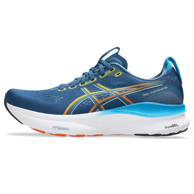 Asics Gel-Kayano 32 Men's Supportive Running Shoes - Twilight Blue Anzu-2