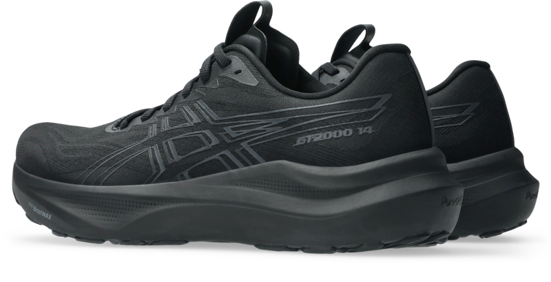 Asics GT-2000 14 Men's Supportive Running Shoes Black Graphite Grey-3