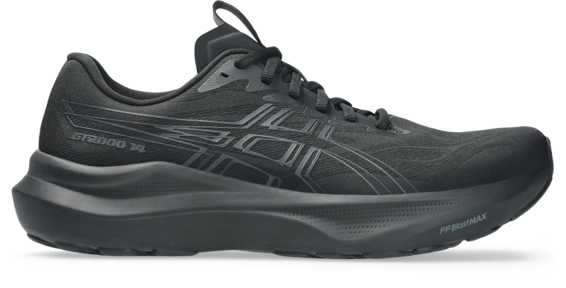 Asics GT-2000 14 Men's Supportive Running Shoes Black Graphite Grey