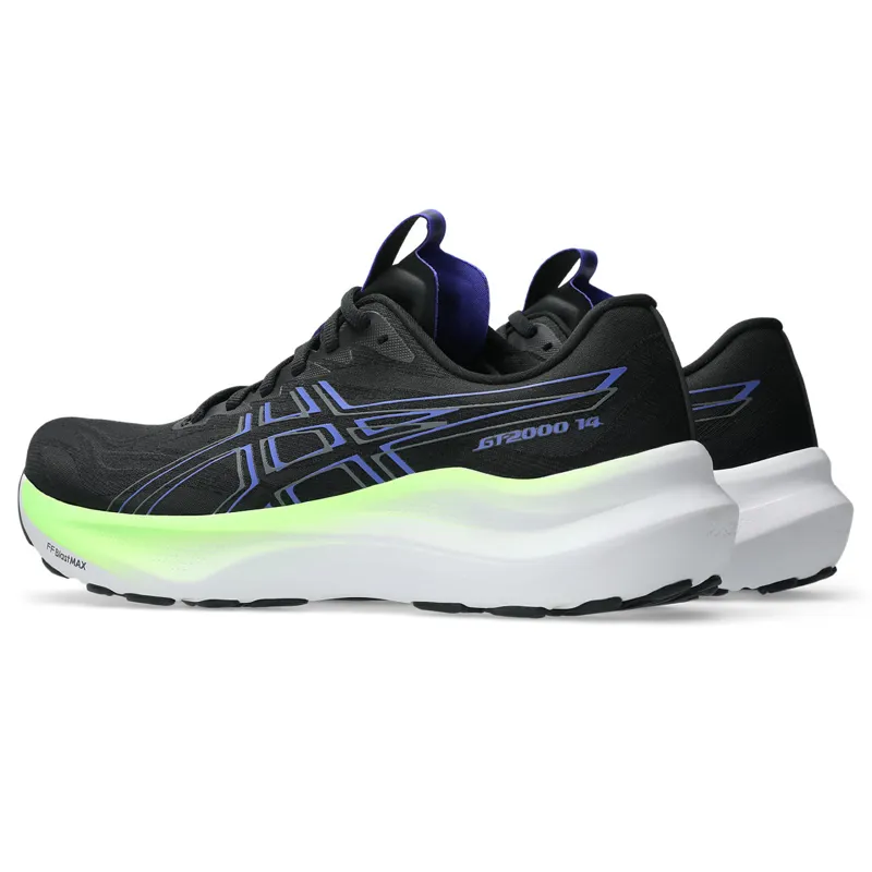 Asics Gt-2000 14 Men's Supportive Running Shoes - Black Cobalt Burst-3