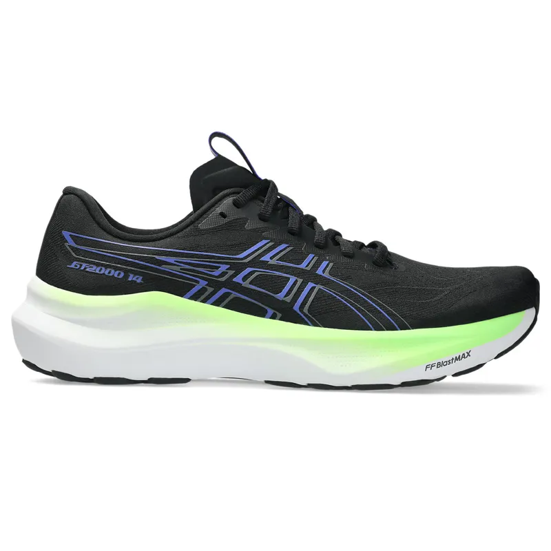 Asics Gt-2000 14 Men's Supportive Running Shoes - Black Cobalt Burst