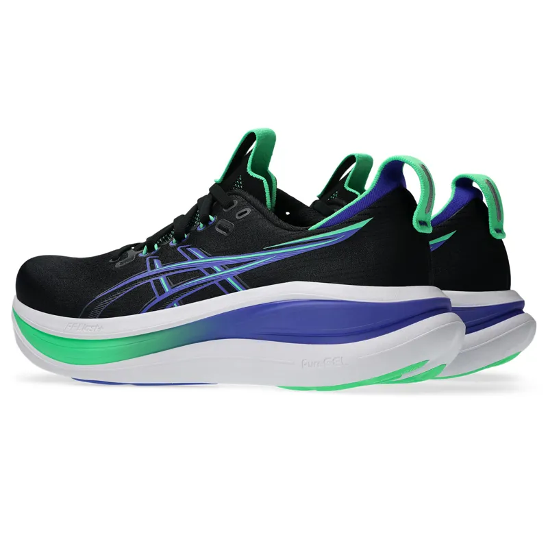 Gel-Nimbus 28 Men's Running Shoes - Black Cobalt Burst-4