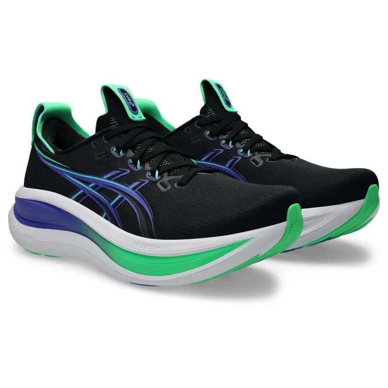 Gel-Nimbus 28 Men's Running Shoes - Black Cobalt Burst-1