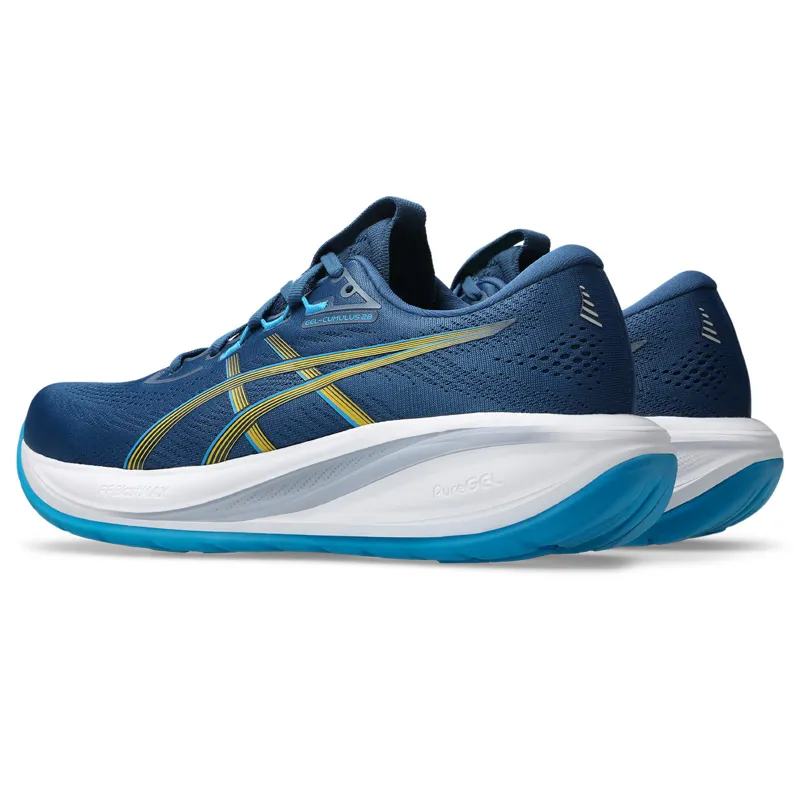 Asics Gel-Cumulus 28 Men's Running Shoes - Twilight Blue Yamabuki-3