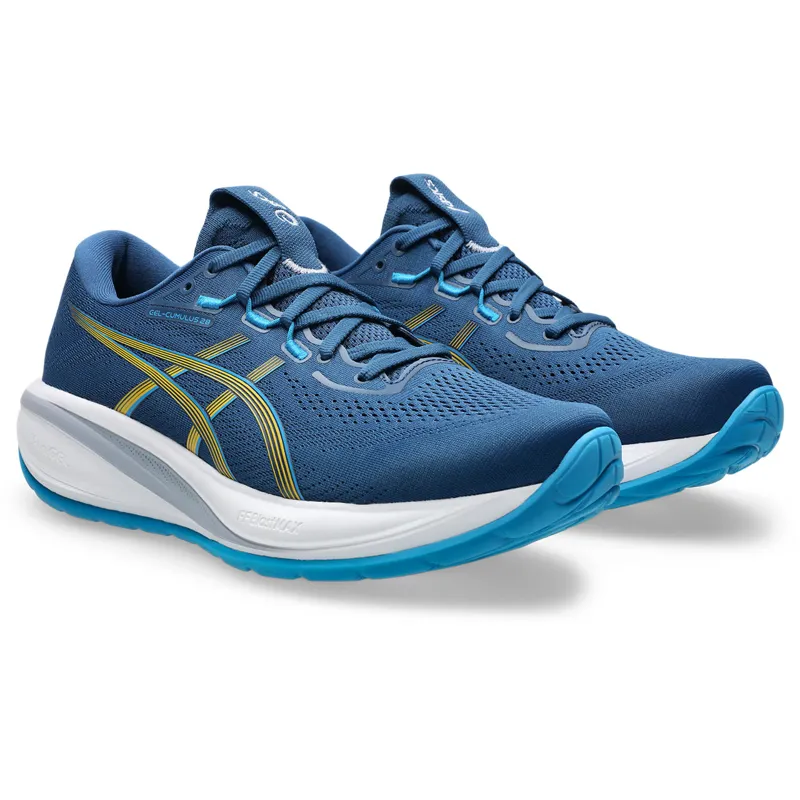 Asics Gel-Cumulus 28 Men's Running Shoes - Twilight Blue Yamabuki-1
