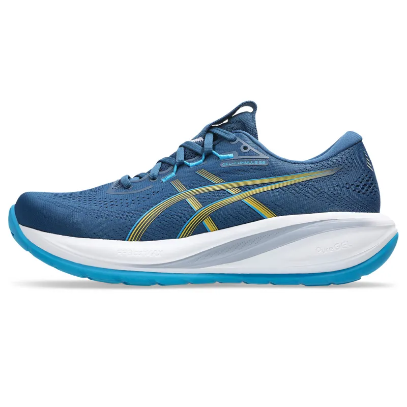 Asics Gel-Cumulus 28 Men's Running Shoes - Twilight Blue Yamabuki-2