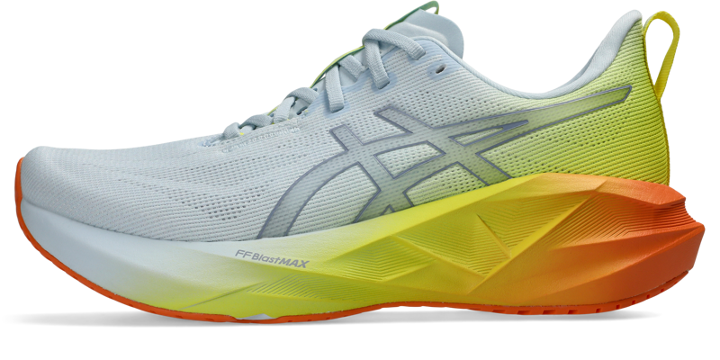Asics Novablast 5 Men's Running Shoes - Sky Lemon Spark-2