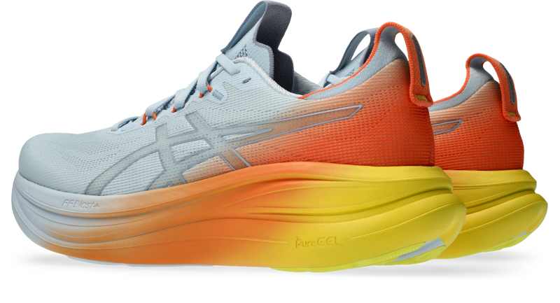 ASICS Gel-Nimbus 28 Men's Running Shoes - Sky Sun Peach-4