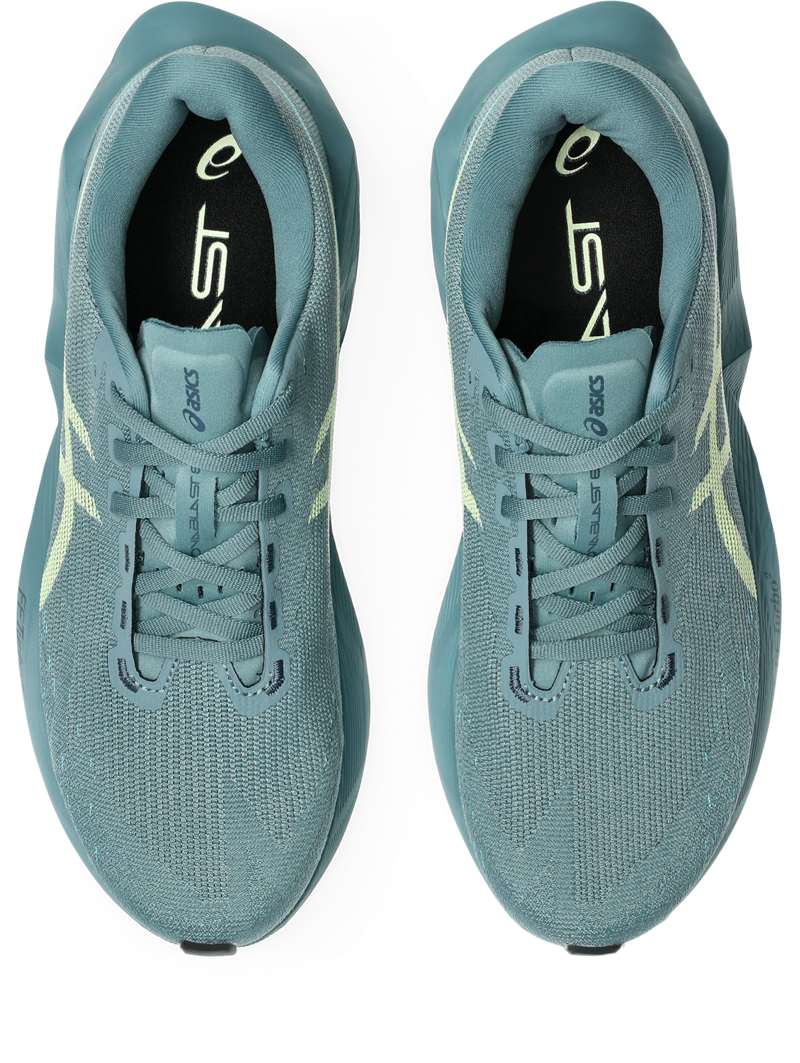 ASICS Novablast 6 Men's Running Shoes - Foggy Teal Illuminate Yellow-6