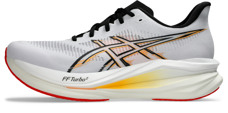 ASICS Sonicblast 2 Men's Tempo Running Shoes - White Stadium Orange-3
