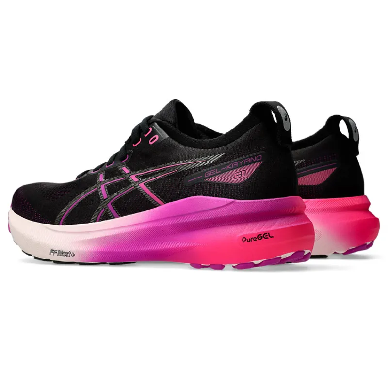 Gel-Kayano 31 Black Bold Magenta Women's-3