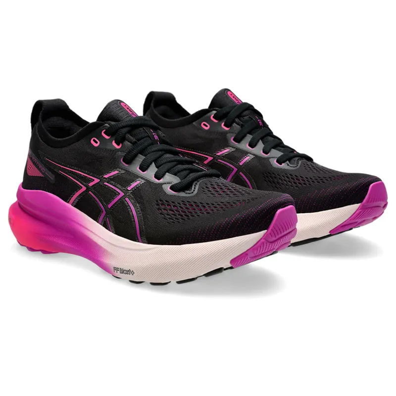 Gel-Kayano 31 Black Bold Magenta Women's-4