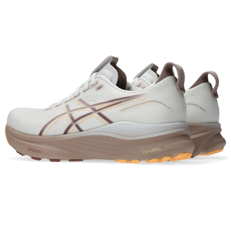 Gel-Kayano 32 White Orange Glow Women's-3