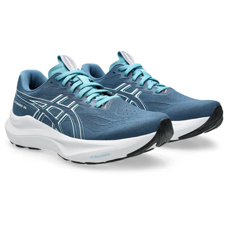 ASICS GT-2000 14 Women's Supportive Running Shoes Winter Sea White-1