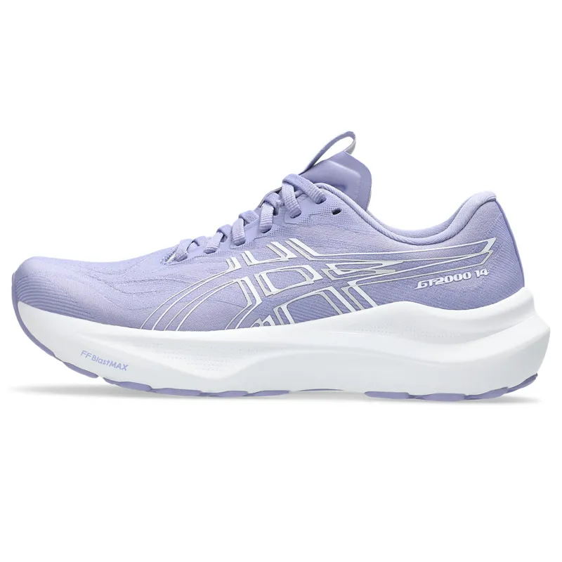 Asics Gt-2000 14 Women's Supportive Running Shoes - Bluebell White-2