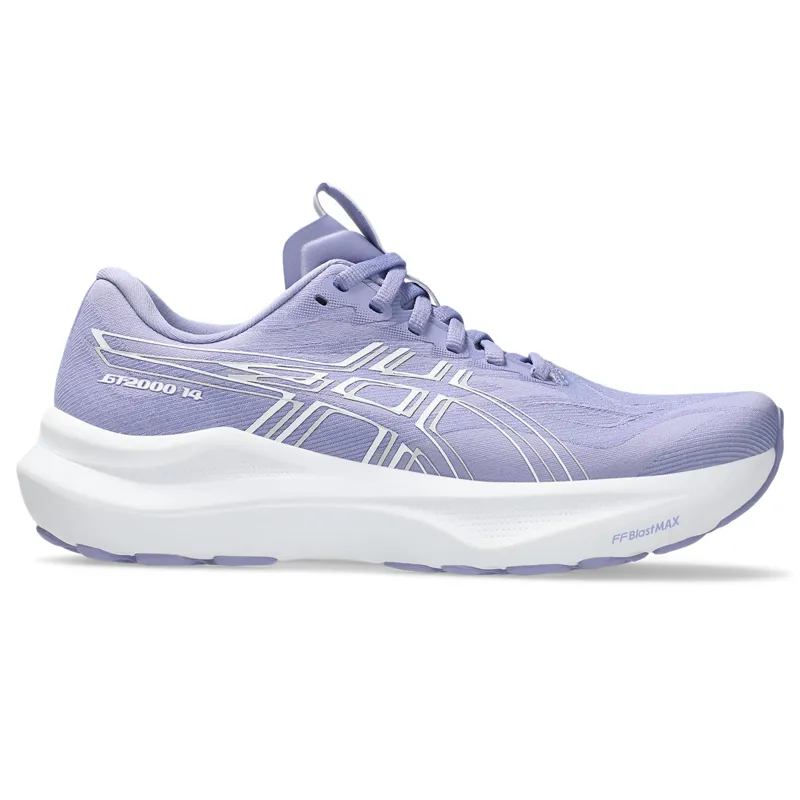 Asics Gt-2000 14 Women's Supportive Running Shoes - Bluebell White