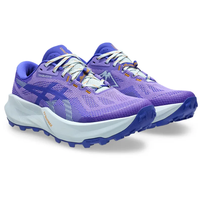 Asics Trabuco 14 Women's Trail Running Shoes - Amethyst Cobalt Burst-1