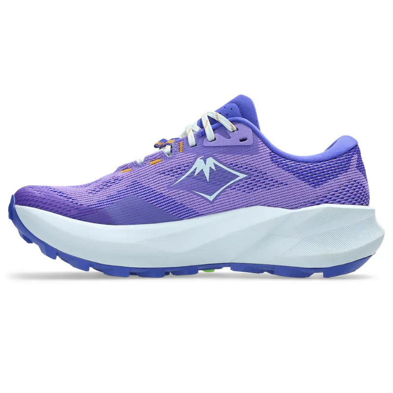 Asics Trabuco 14 Women's Trail Running Shoes - Amethyst Cobalt Burst-4