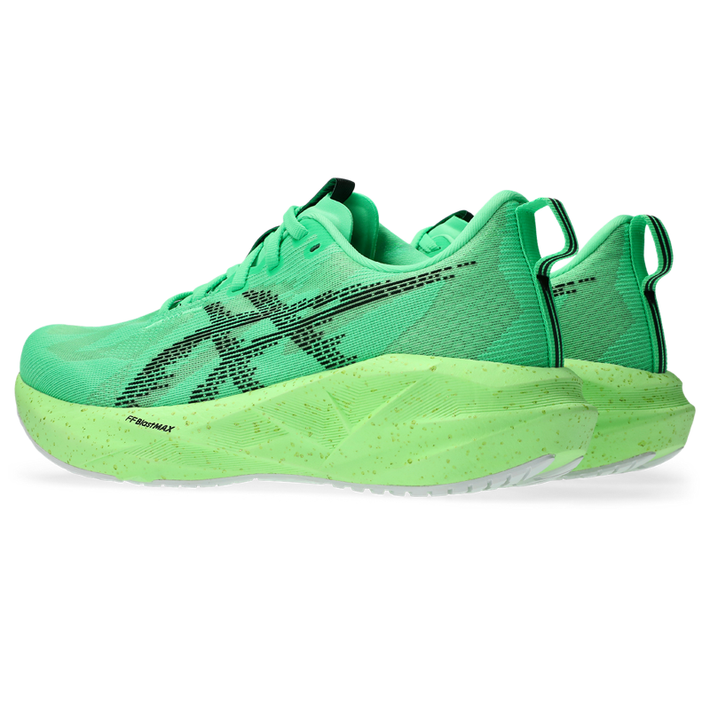 Asics Novablast 5 Women's Running Shoes - Vital Green Black-3