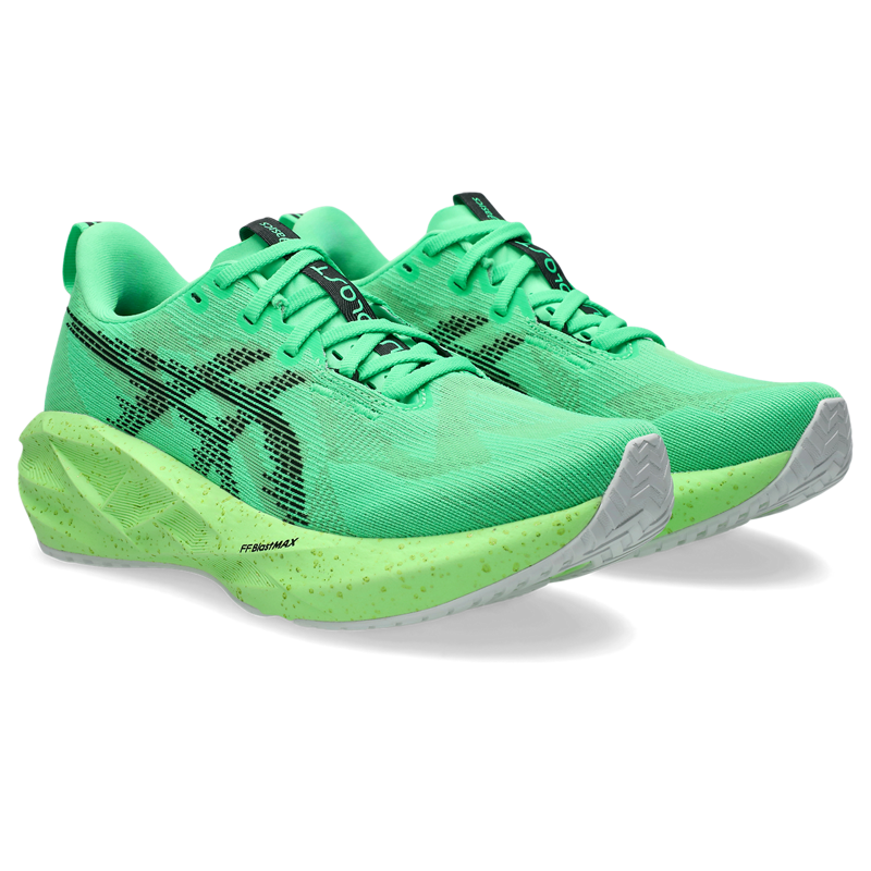 Asics Novablast 5 Women's Running Shoes - Vital Green Black-1