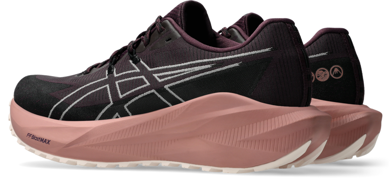 ASICS Blazeblast Women's Trail Running Shoes - Dark Aubergine Rose Dust-3