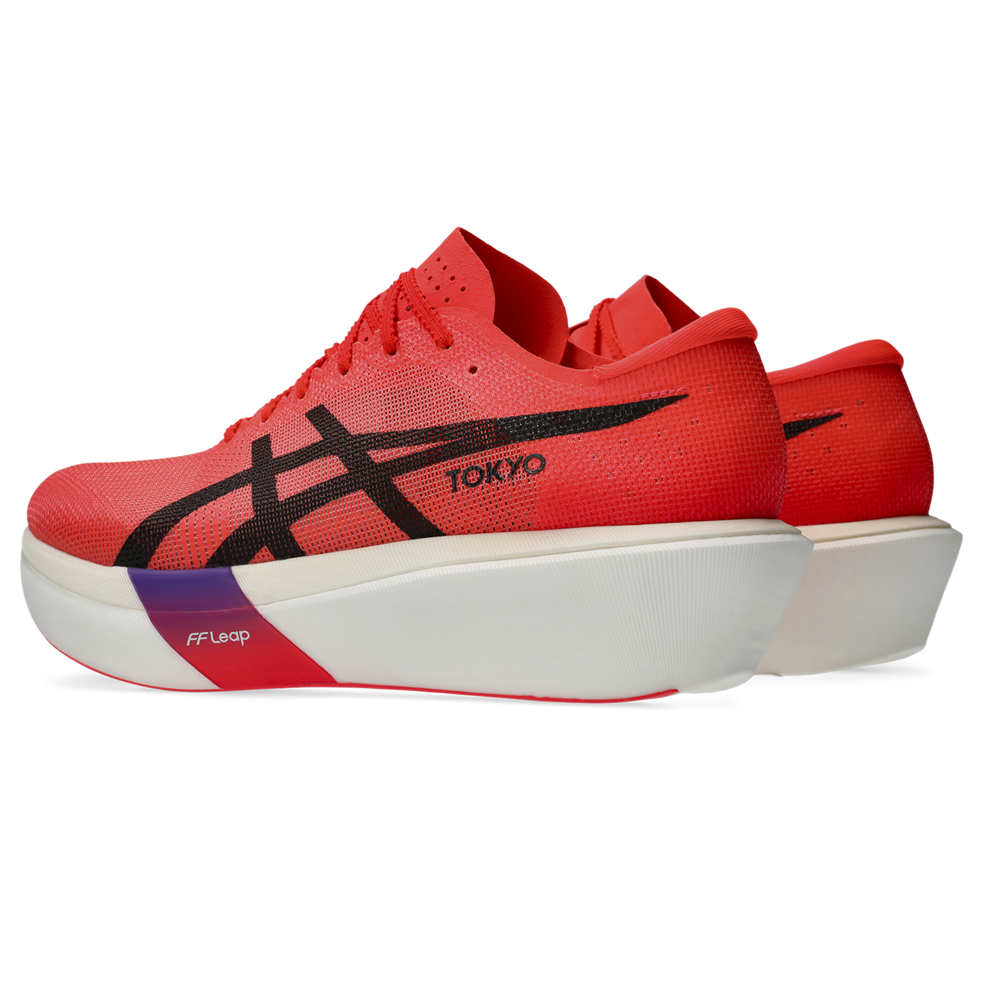 ASICS SPEED SKY ランニングシューズ レッド ASICS Metaspeed Sky Tokyo Unisex Carbon Race Day Shoe Red Black