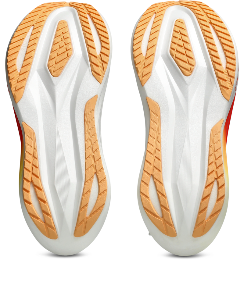 ASICS Megablast Unisex Running Shoes - White Orange Glow-5