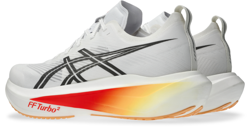 ASICS Megablast Unisex Running Shoes - White Orange Glow-2