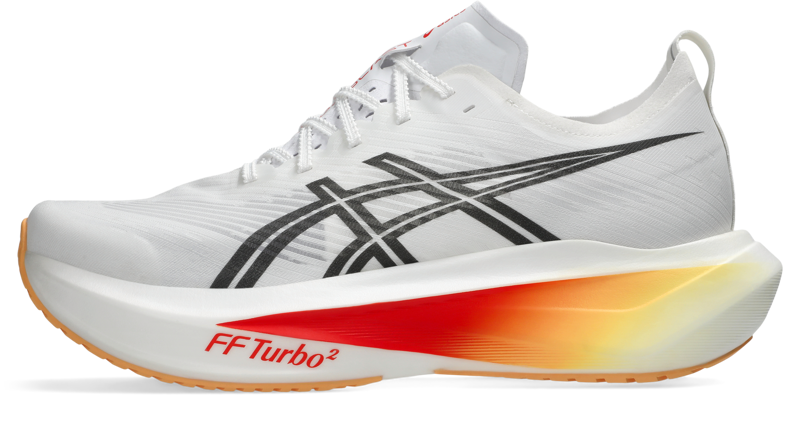 ASICS Megablast Unisex Running Shoes - White Orange Glow-3