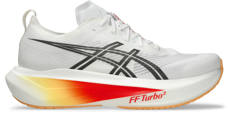 ASICS Megablast Unisex Running Shoes - White Orange Glow