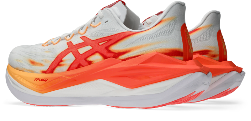 ASICS Superblast 3 Unisex Running Shoes - White Orange Glow-3